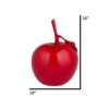Solid Color Apple Sculpture // Red