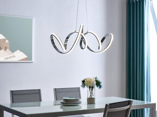 Seville LED Chandelier // Chrome