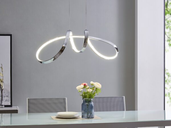 Lisbon LED Chandelier // Chrome