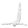 Diver Wall Decor Sculpture //11" Matte White
