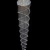 Crystal Chandelier Double Helix// 12 Light