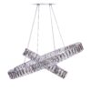 Crystal Elegance LED Chandelier // 2 Ovals