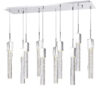 Rectangular Crystal Chandelier // XL 10 Light