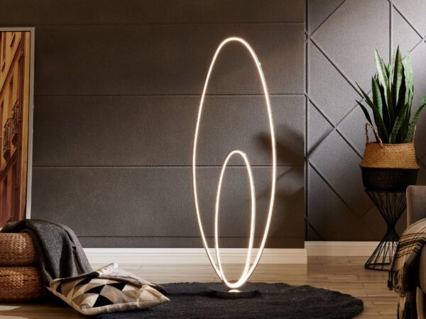 Milan Chrome LED 65" Floor Lamp // Dimmable