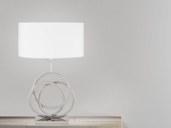 Origami LED Table Lamp // Chrome