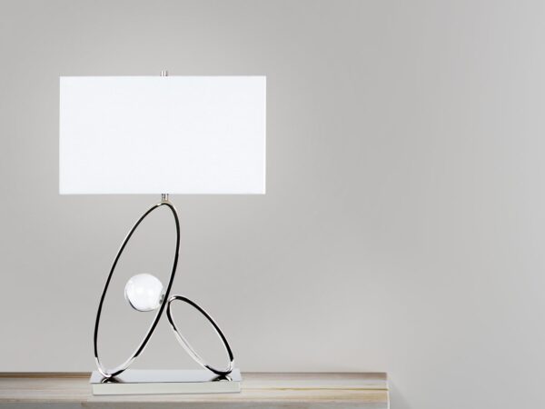 Ovals in Crystal Table Lamp // 1 Light