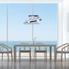 Oslo LED Adjustable Chandelier // Chrome