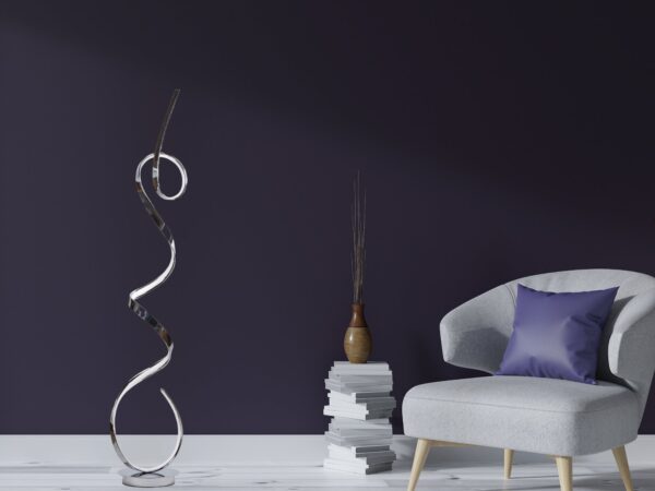 Amsterdam LED Dimmable 63" Floor Lamp // Chrome