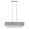 Cinderella Crystal Rectangular Chandelier // 12 Light