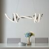 Munich LED Horizontal Chandelier // Chrome