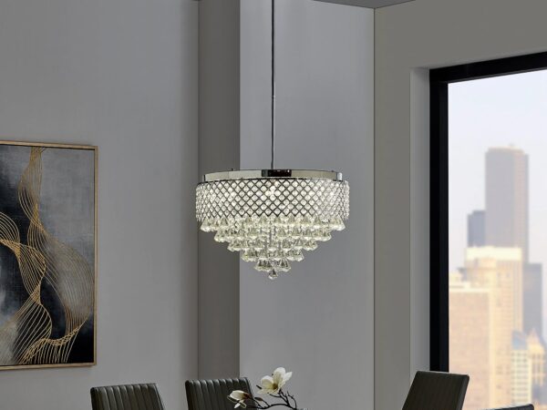 Cinderella Crystal Round Chandelier // 12 Light