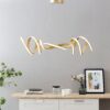 Munich LED Horizontal Chandelier // Gold