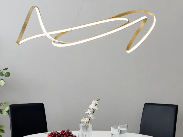 Moscow LED Chandelier // Gold