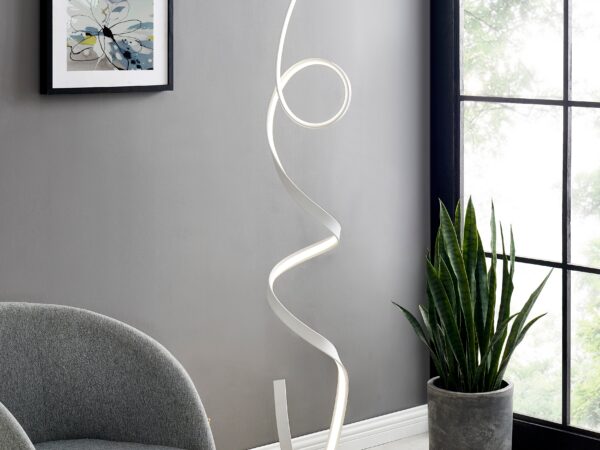 Amsterdam LED Dimmable 63" Floor Lamp // White