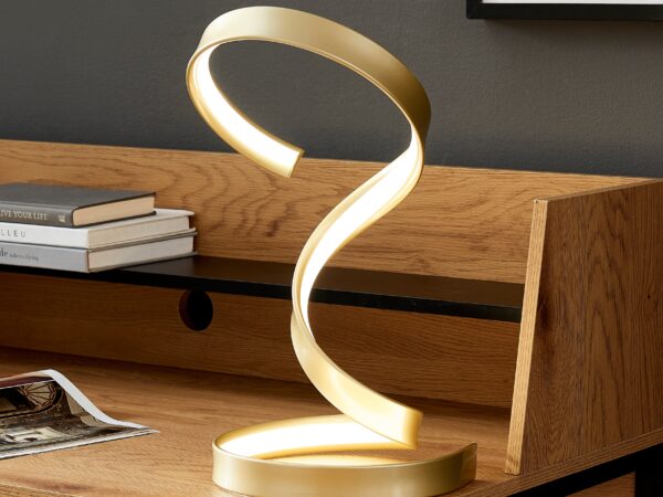 Hamburg Gold Table Lamp // LED Strip & Dimmable Switch