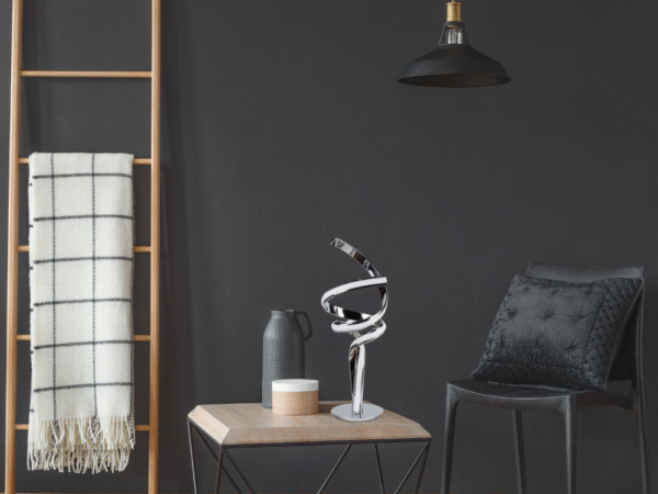 Munich Chrome Table Lamp // Natural White LED Strip & Touch Dimmer
