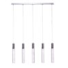 Acrylic Cylinder Chandelier // 5 Light