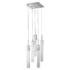 Rectangular Crystal Chandelier // XL 5 Light