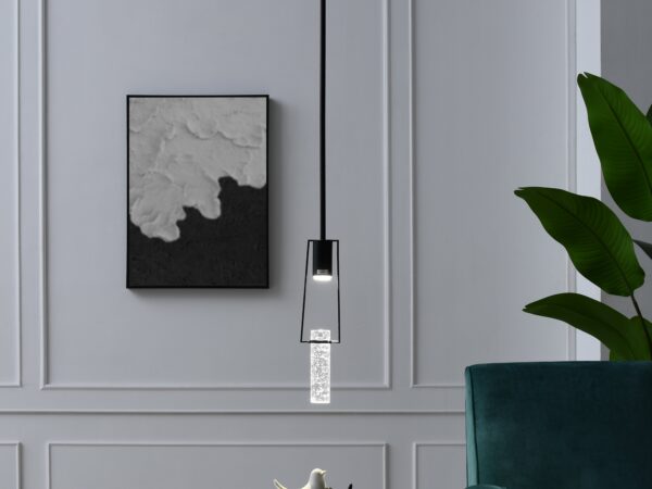 Harmony Single Pendant // Matte Black