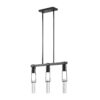 Harmony 3 Light Chandelier // Matte Black