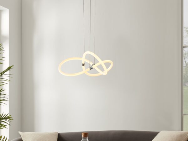 Daisy LED Adjustable Chandelier // Chrome