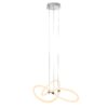 Daisy LED Adjustable Chandelier // Chrome
