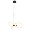Daisy LED Adjustable Chandelier // Matte Black