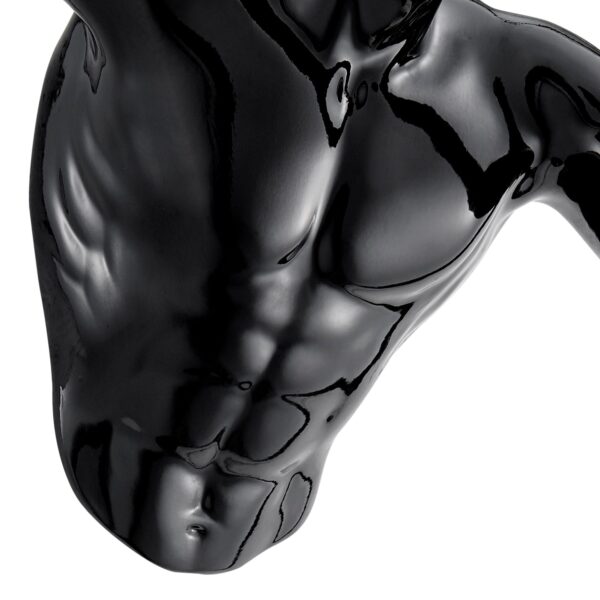 Runner Man 13" Wall Sculpture // Black