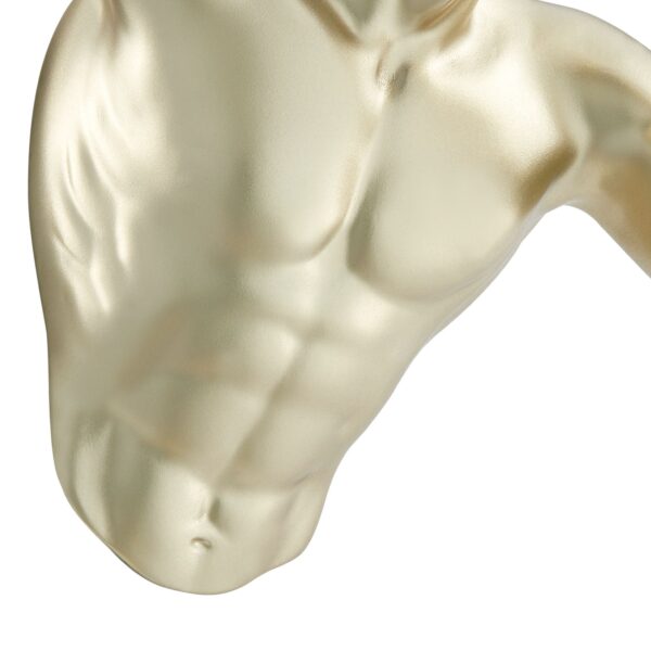 Runner Man 13" Wall Sculpture // Gold