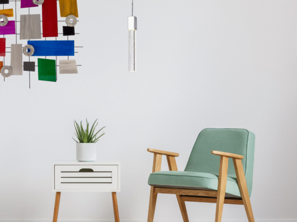 Rectangular Crystal Pendant // XL 1 light