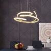 Oslo LED Adjustable Chandelier // Gold