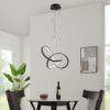 Knotted LED Dimmable Chandelier // Black
