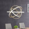 Oxford LED Adjustable Chandelier // Sandy Gold