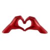 Heart Hands // Metallic Red
