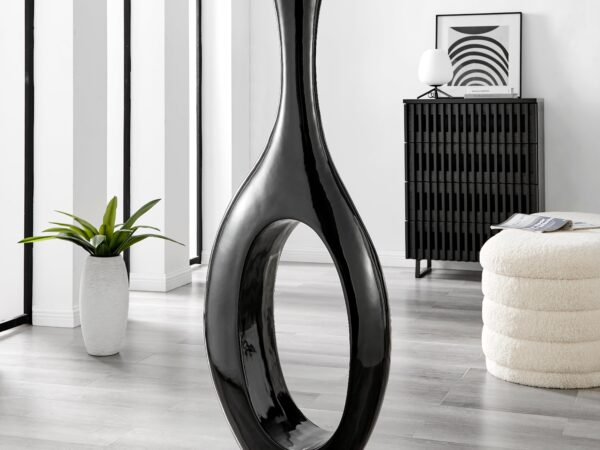 Trombone Vase // Large Black