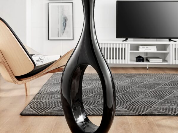 Trombone Vase // Small Black