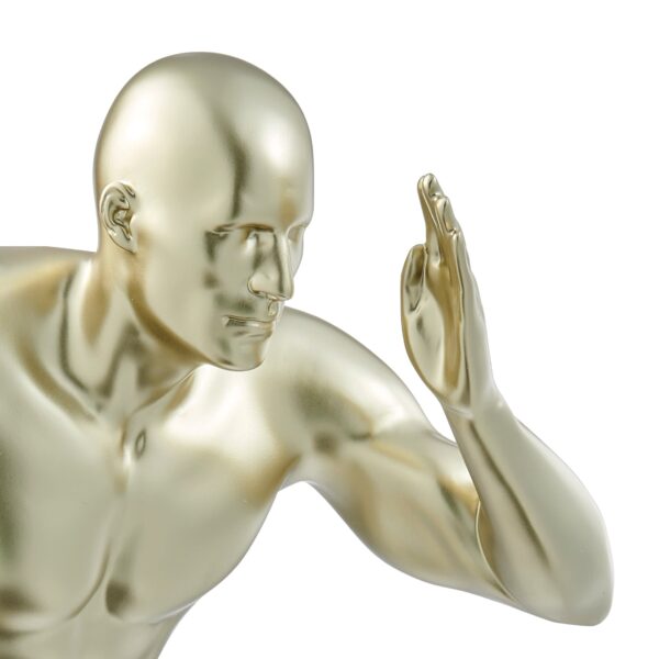 Runner Man 20" Wall Sculpture // Gold