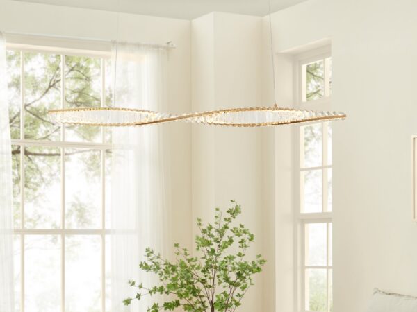 Towson Chandelier // Brushed Gold