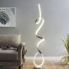 Amsterdam LED Dimmable 63" Floor Lamp // Silver
