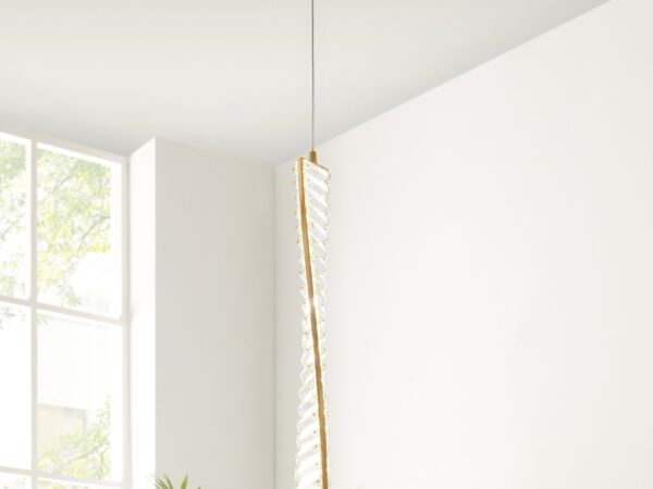 Efell LED Pendant // Brushed Gold