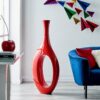 Trombone Red // Set of Two Vases