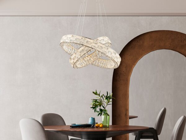 Helix Chandelier // Chrome