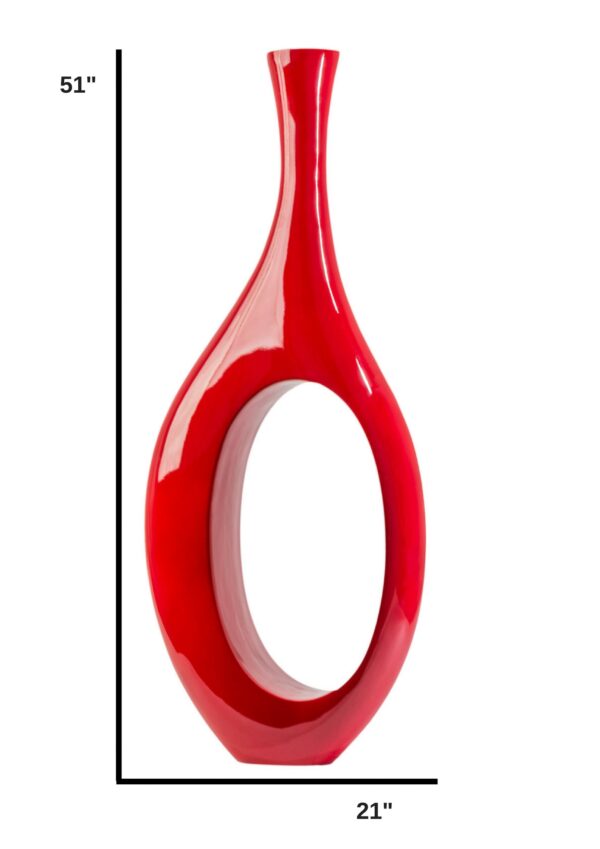 Trombone Red // Set of Two Vases