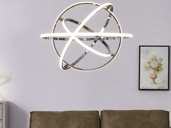 Oxford LED Adjustable Chandelier // Chrome