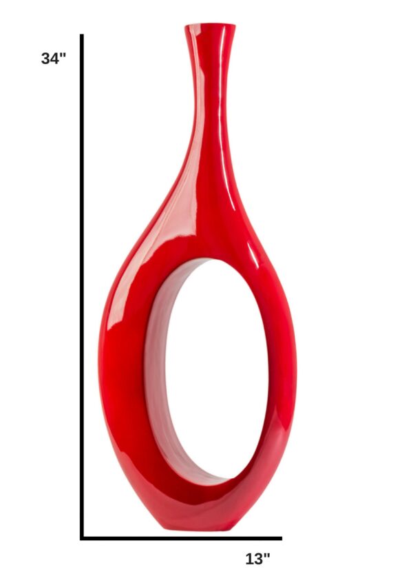 Trombone Red // Set of Two Vases