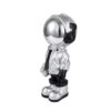 Astronaut Sculpture // Black & Silver Small
