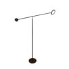 Floor Lamp Black and Chrome