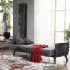 FLEXY SOFA IN A BOX (Zigana Charcoal) - Single Sleepers