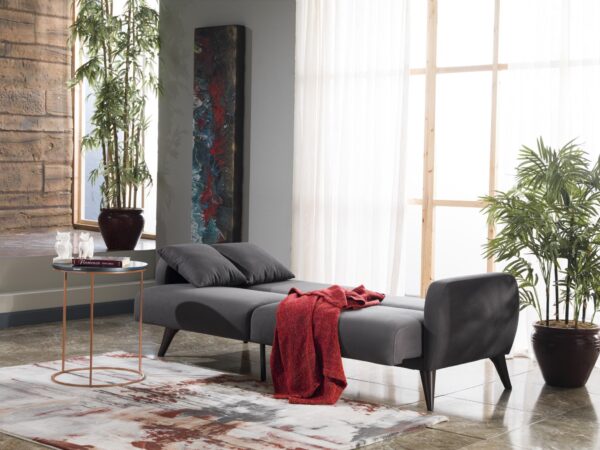 FLEXY SOFA IN A BOX (Zigana Charcoal) - Single Sleepers