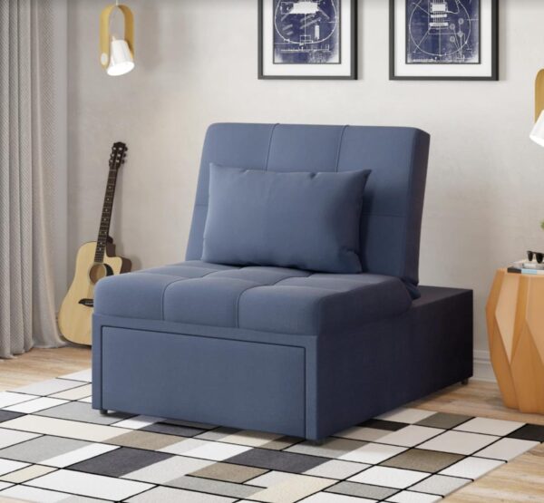 MELLO PULL OUT CHAIR IN A BOX (CORVET NAVY)